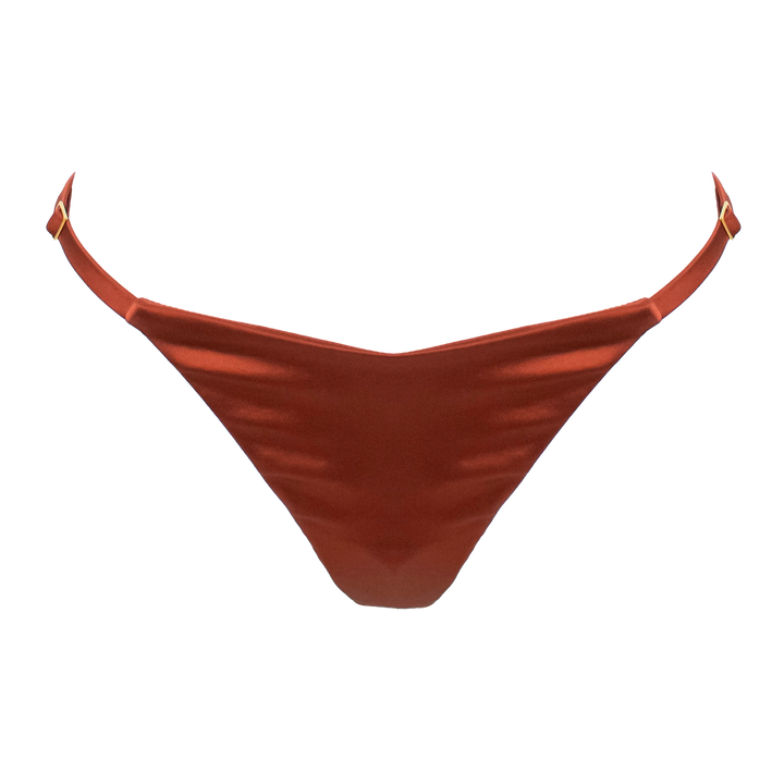 Petra Garnet Strap Thong