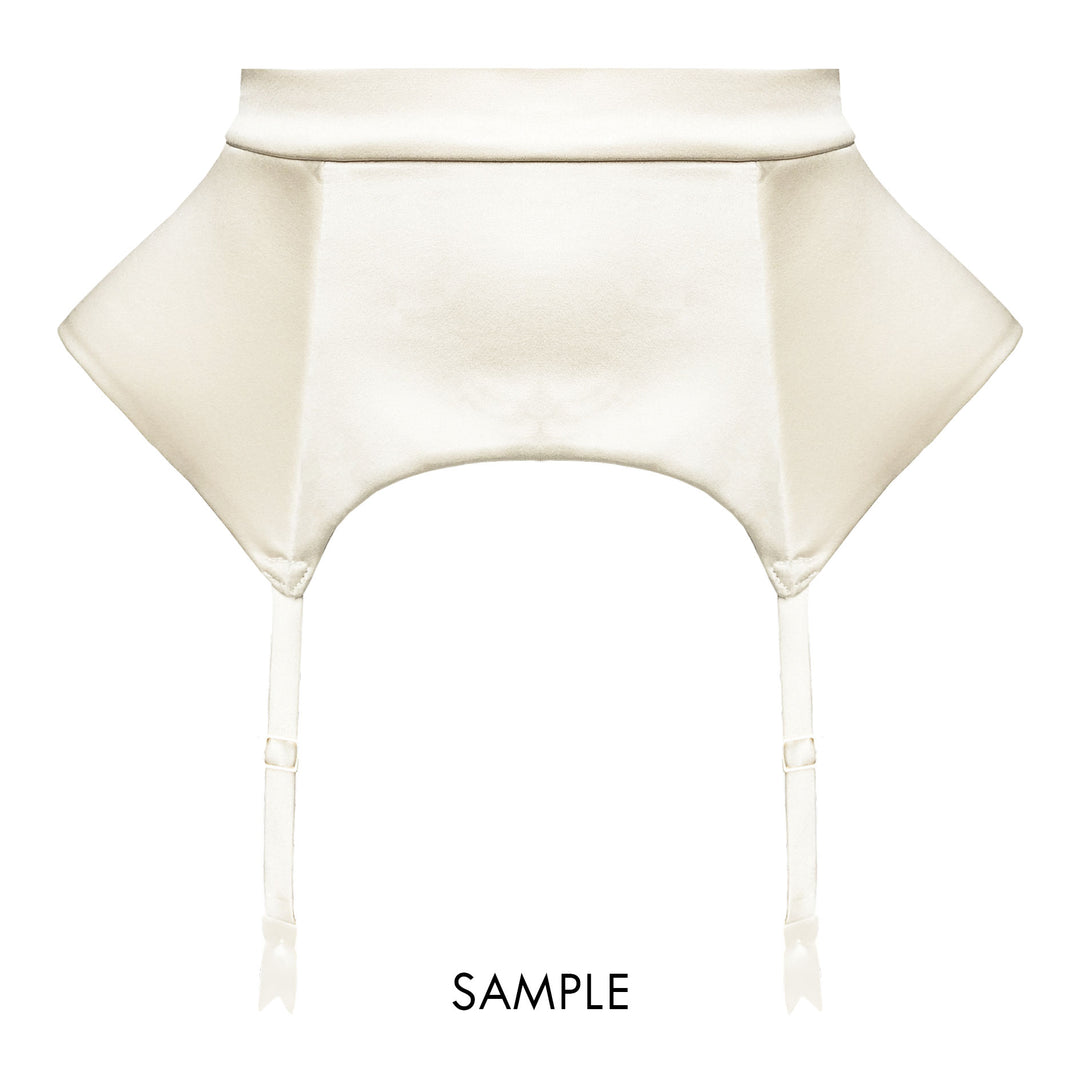 Bella Pearl Peplum Suspender Sample - XS