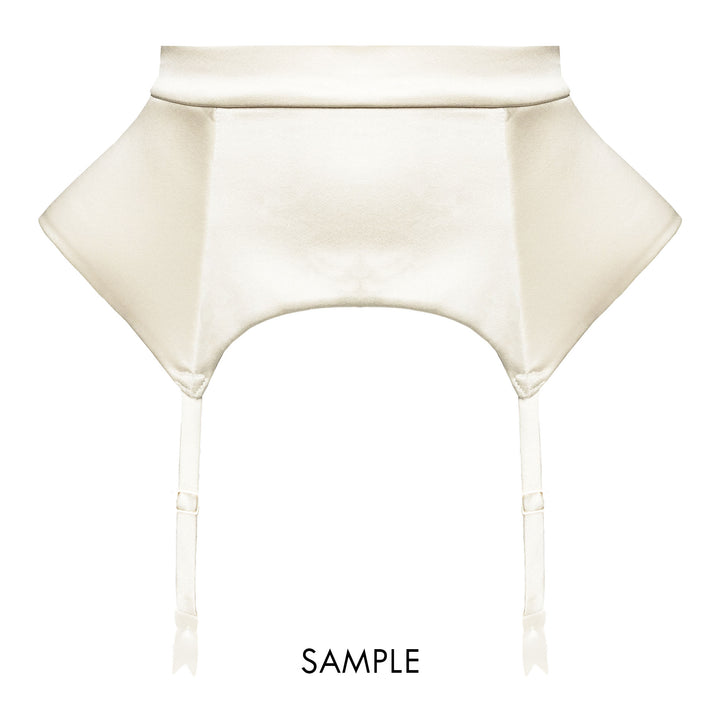 Bella Pearl Peplum Suspender Sample - XS