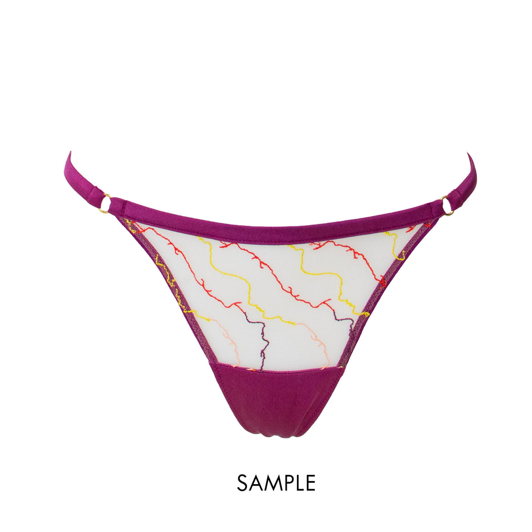 Clara Strap Thong Sample - S & L