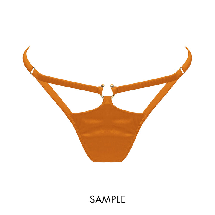 Clea Amber Strap Thong Sample - XS