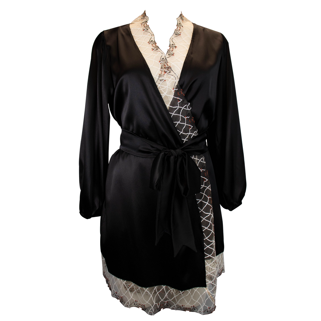 Fatima Balloon Sleeve Robe
