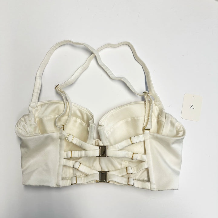 Petra Ivory Longline Bra Sample - 2 (Pre AW21 Fit)