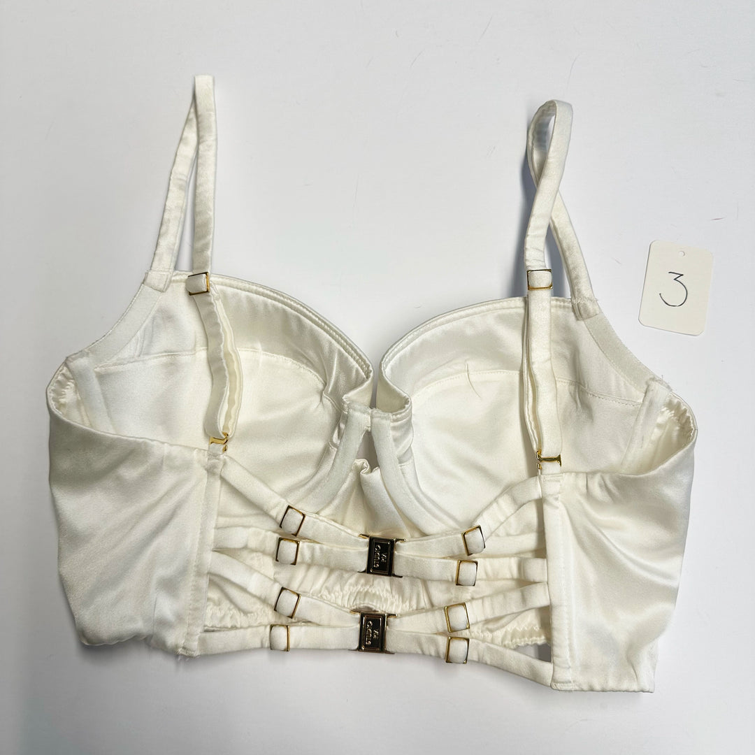 Petra Ivory Longline Bra Sample - 3 (AW21 Fit)