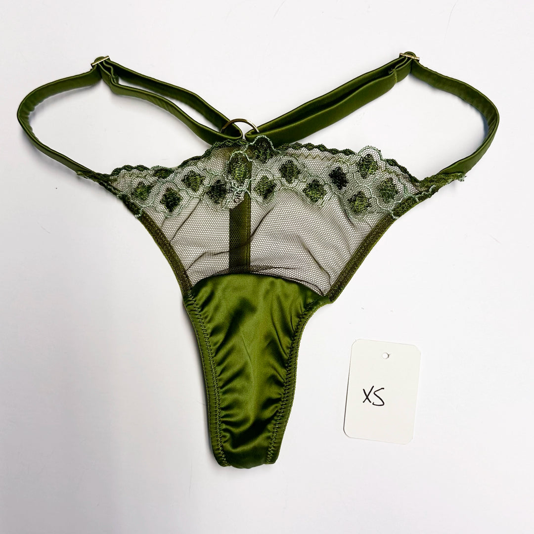 Mounia Strap Thong Sample - XS & S