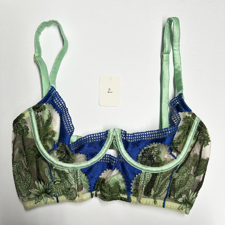 Farida Quarter Cup Longline Bra Sample - 2 & 3