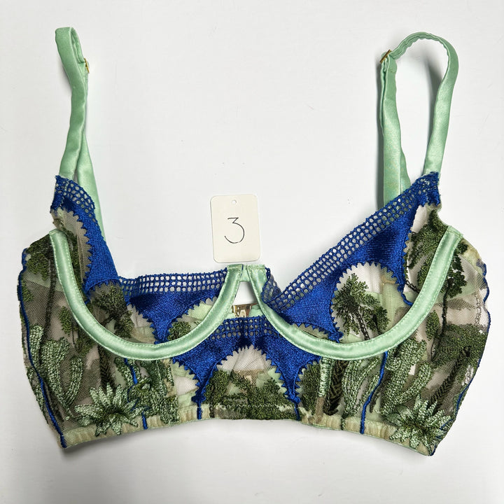 Farida Quarter Cup Longline Bra Sample - 2 & 3