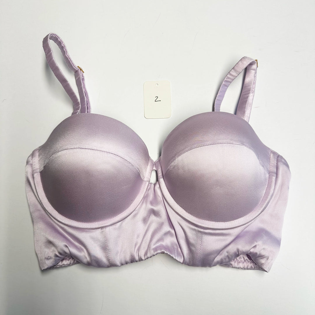 Petra Lilac Longline Bra Sample - 2 & 3