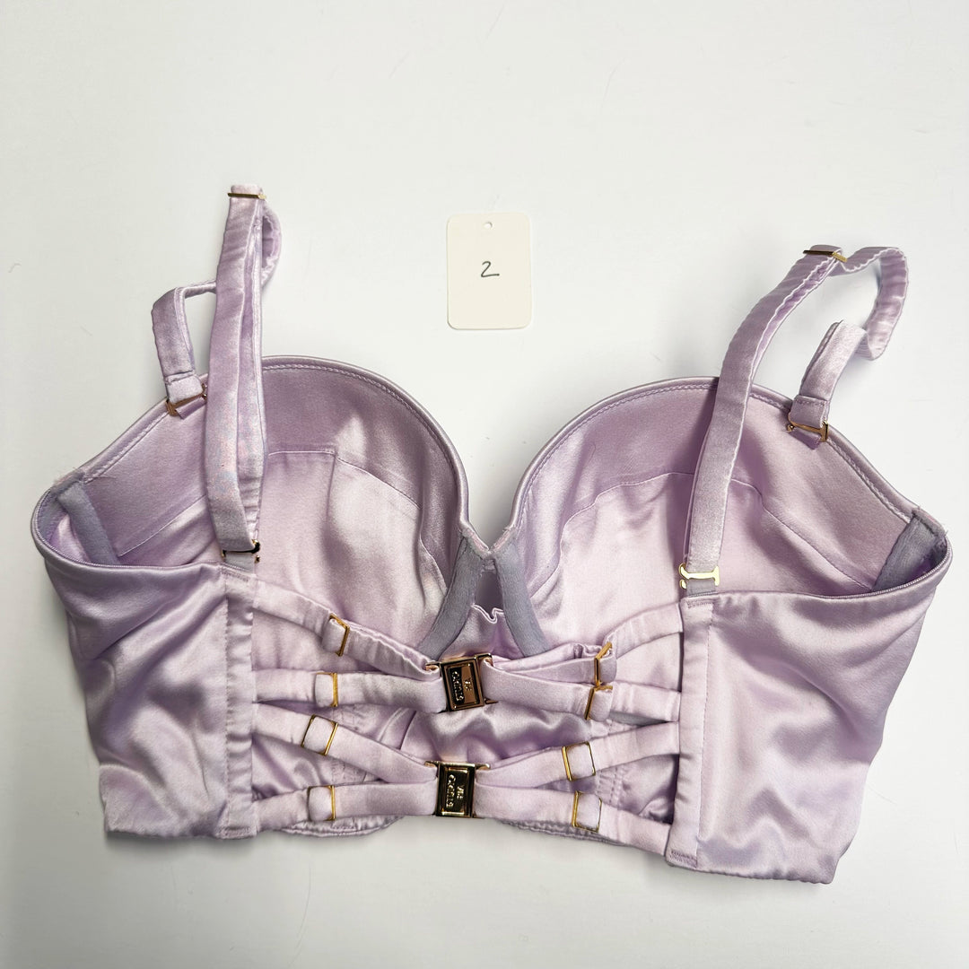 Petra Lilac Longline Bra Sample - 2 & 3