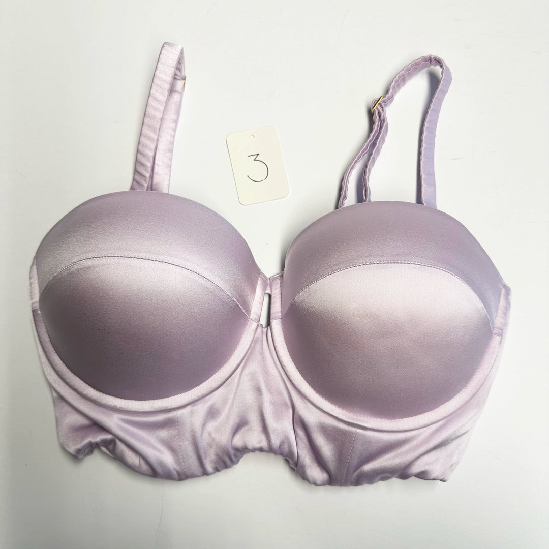 Petra Lilac Longline Bra Sample - 2 & 3