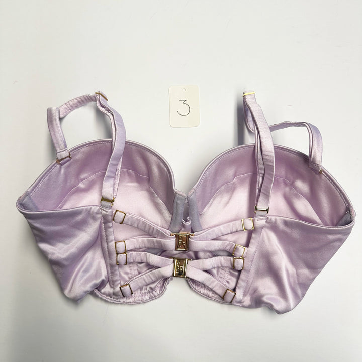 Petra Lilac Longline Bra Sample - 2 & 3