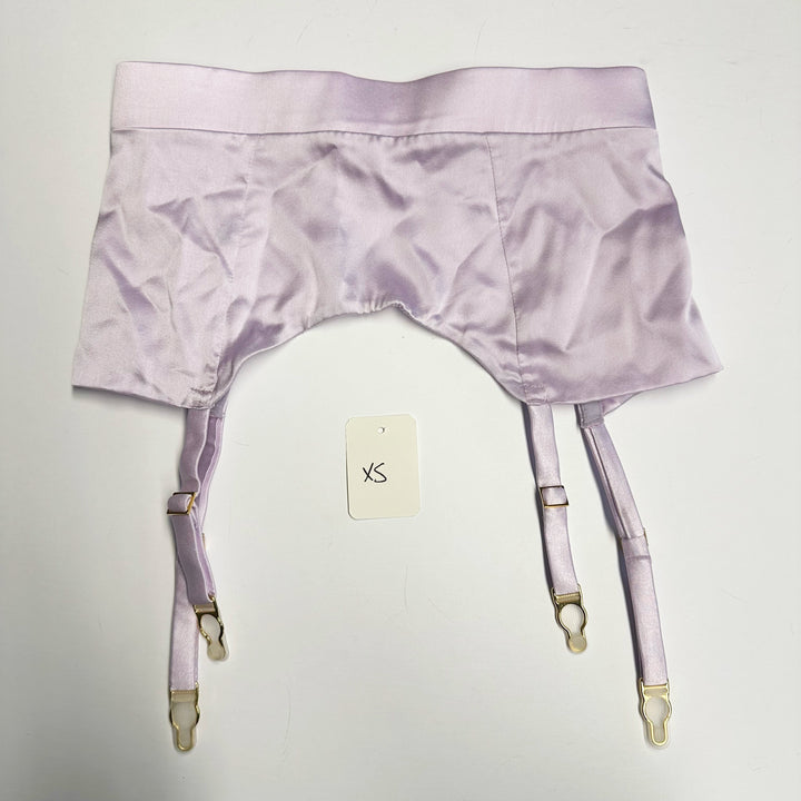 Petra Lilac Longline Suspender Sample - XS (No Suspender Ribbons)