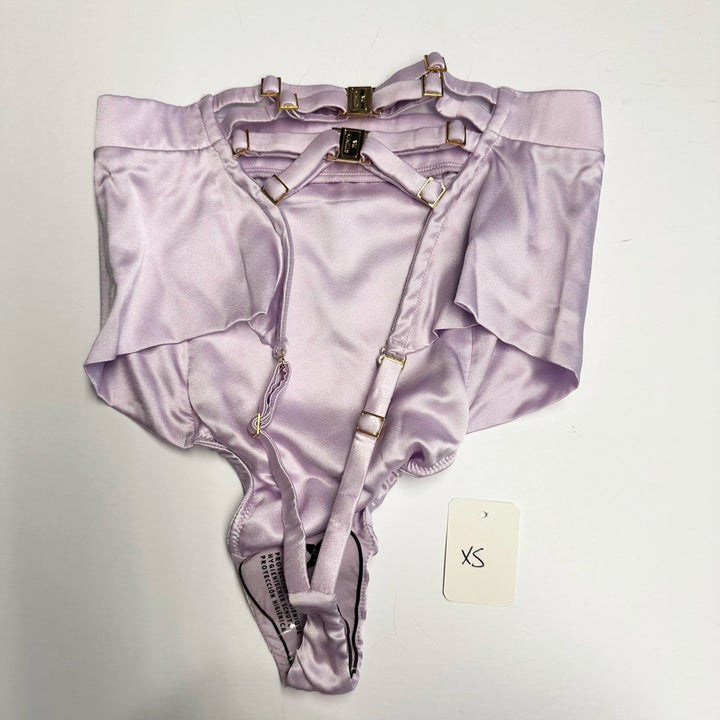 Petra Lilac Waist Thong Sample - XS & S