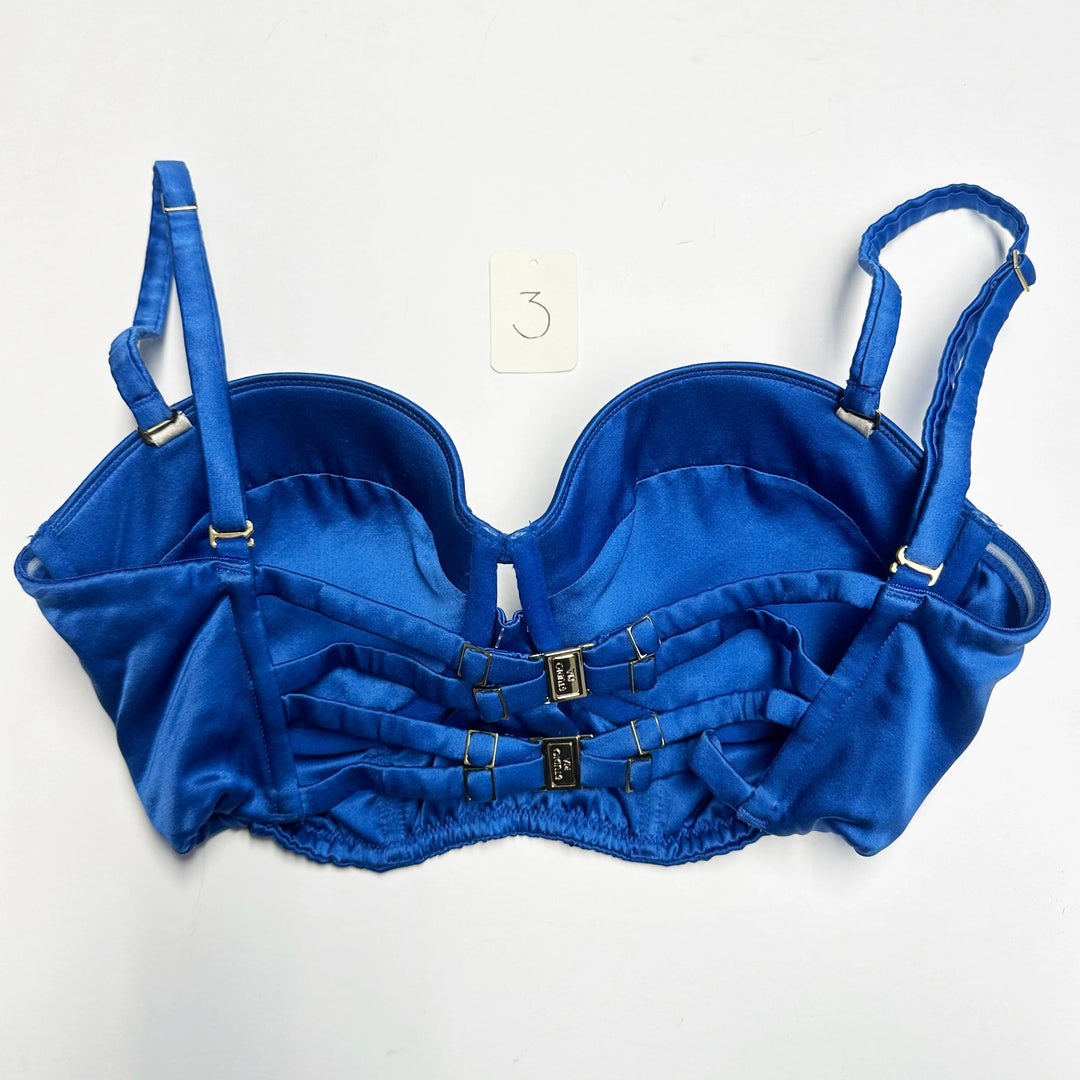 Petra Cobalt Longline Bra Sample - 2 & 3