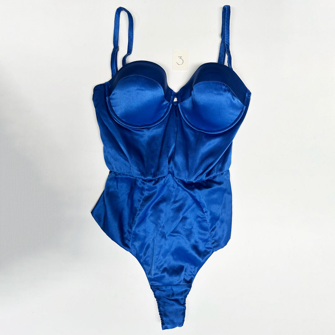 Petra Cobalt Bodysuit Sample - 2 & 3