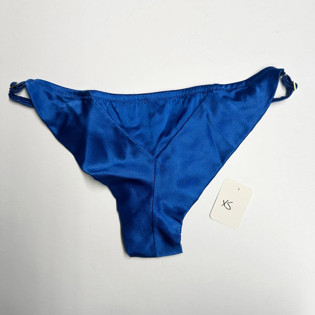 Petra Cobalt Strap Knicker Sample - XS & S