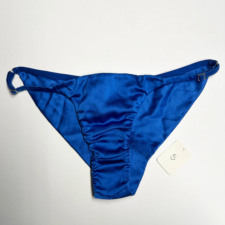 Petra Cobalt Strap Knicker Sample - XS & S