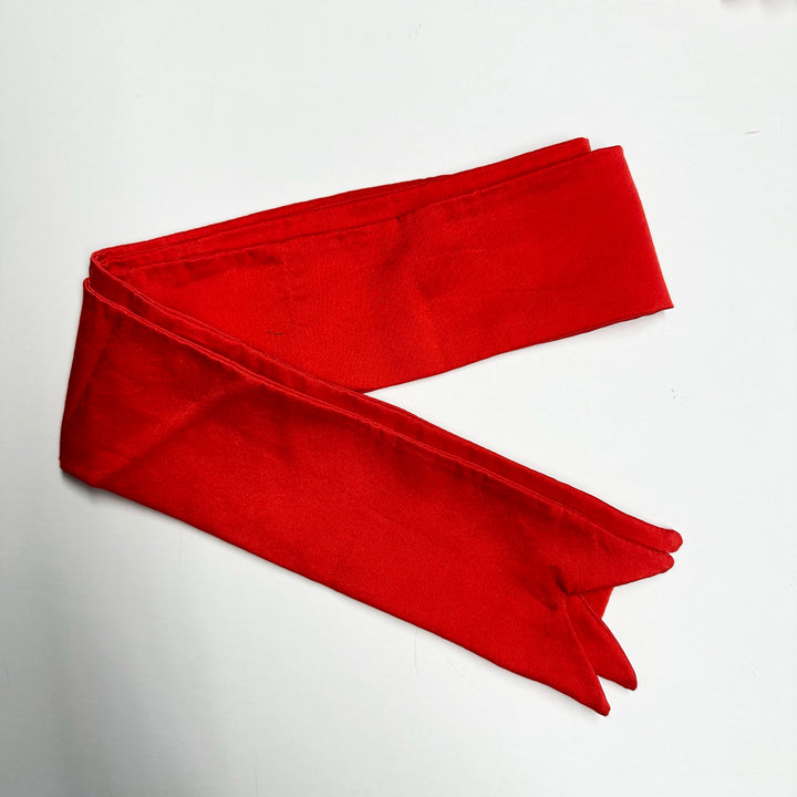 Aiya Scarlet Silk Tie Sample - O/S