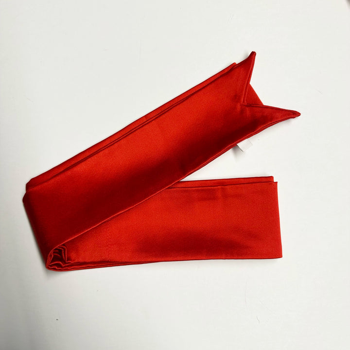 Aiya Scarlet Silk Tie Sample - O/S