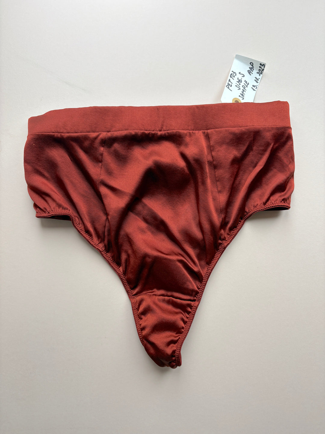 Petra Garnet Waist Thong sample - size S