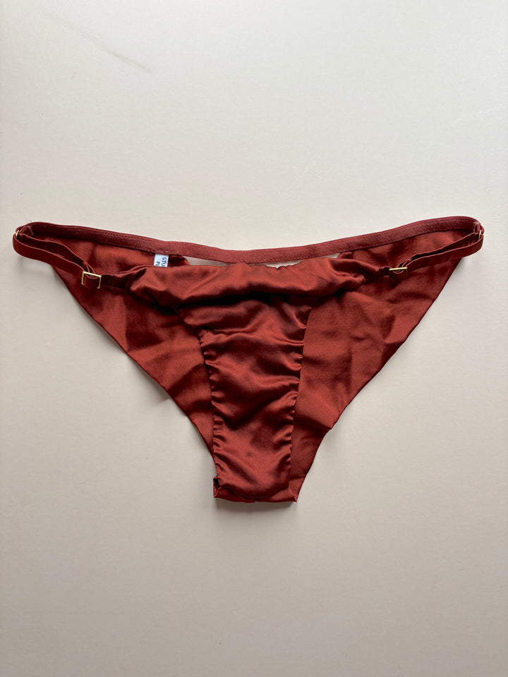 Petra Garnet Strap Knicker sample - size S