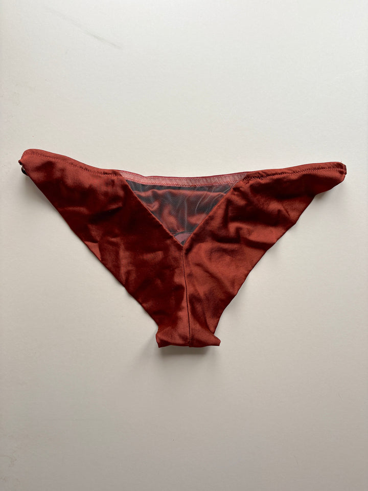 Petra Garnet Strap Knicker sample - size S