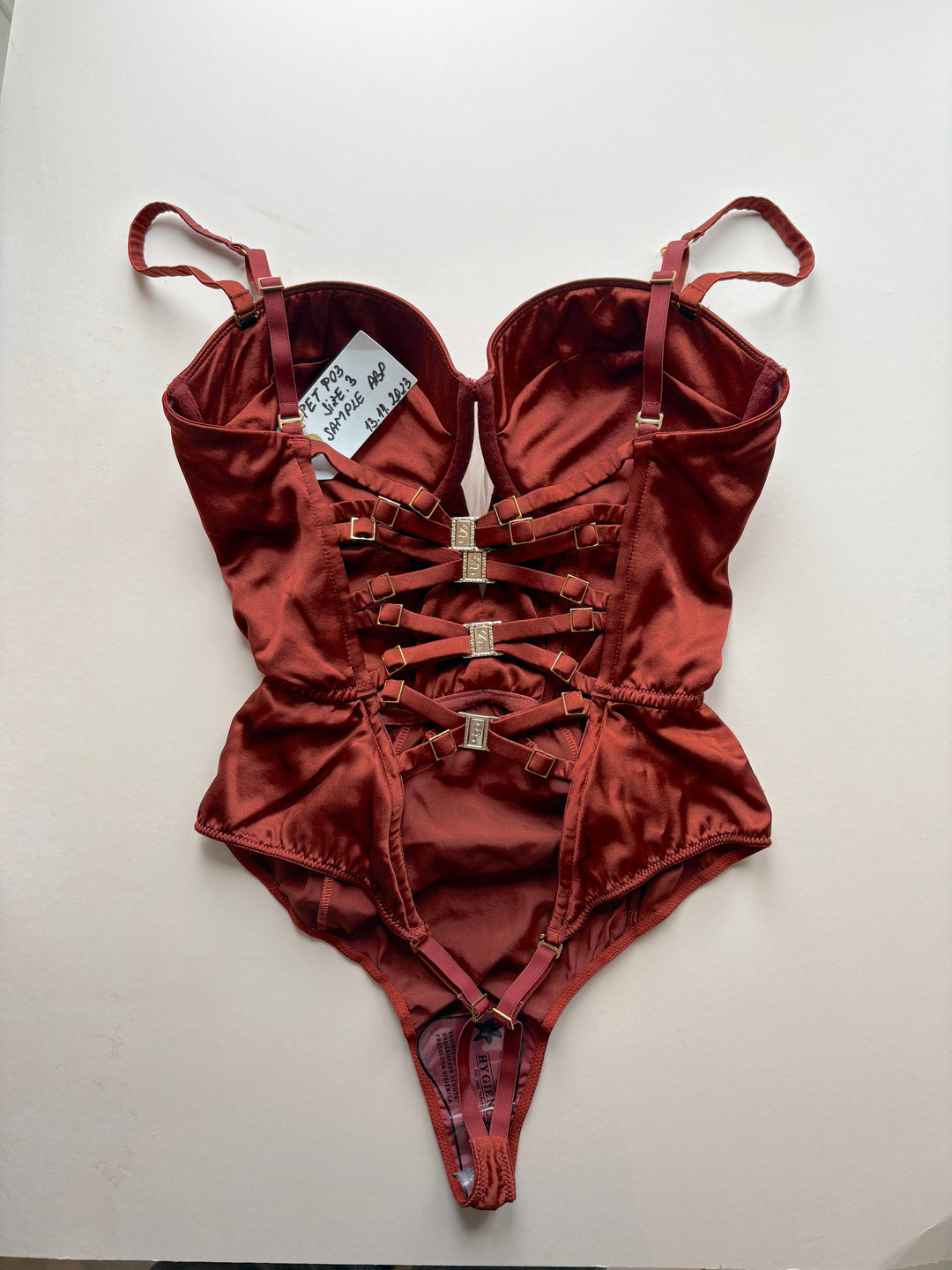 Petra Garnet Bodysuit sample - size 3
