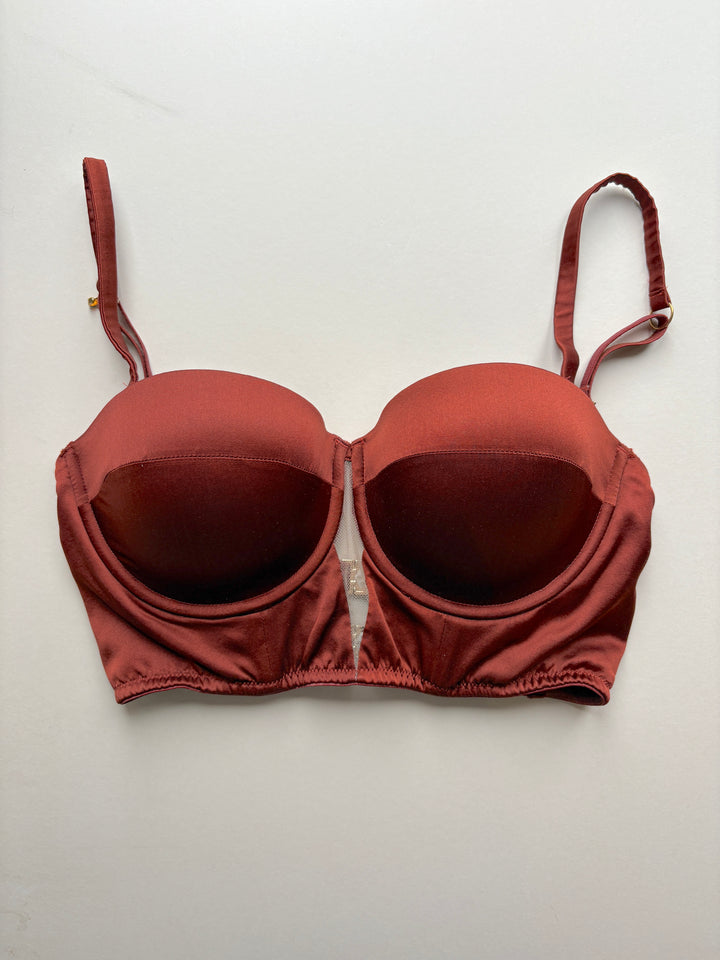Petra Garnet Longline Bra sample - size 3