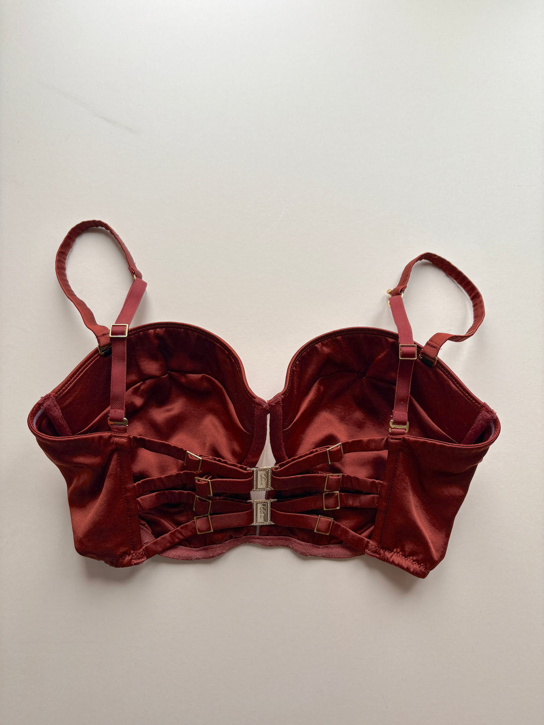 Petra Garnet Longline Bra sample - size 3