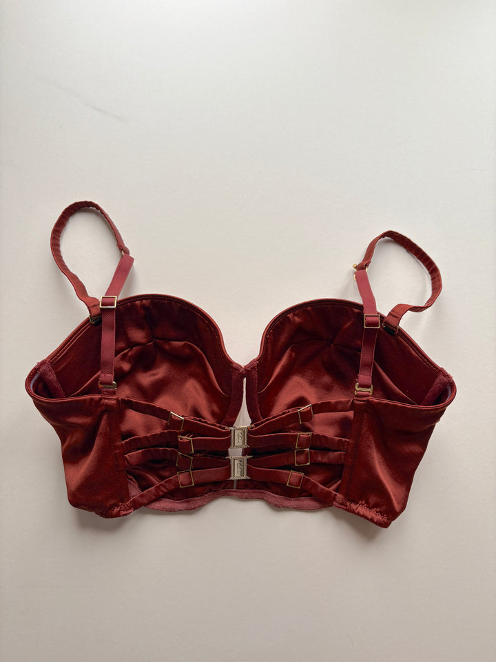 Petra Garnet Longline Bra sample - size 3