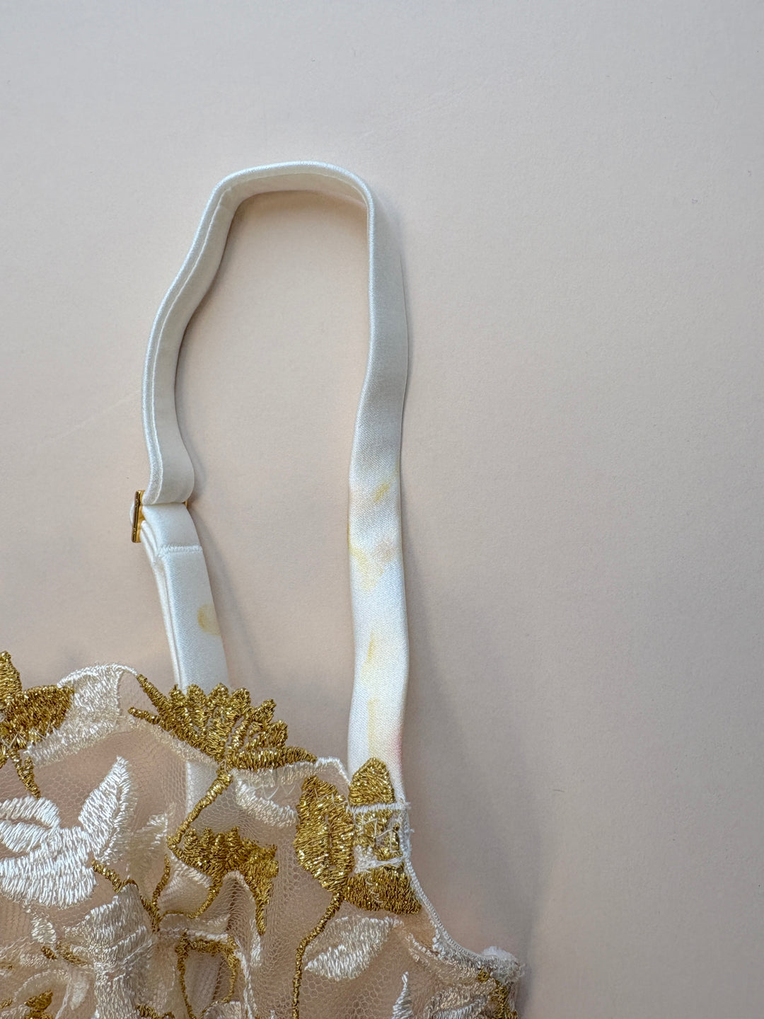 FAULTY Soraya Ivory Longline Bra - size 6