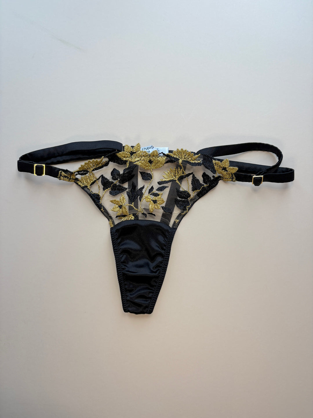 Soraya Jet Strap Thong sample - size XS