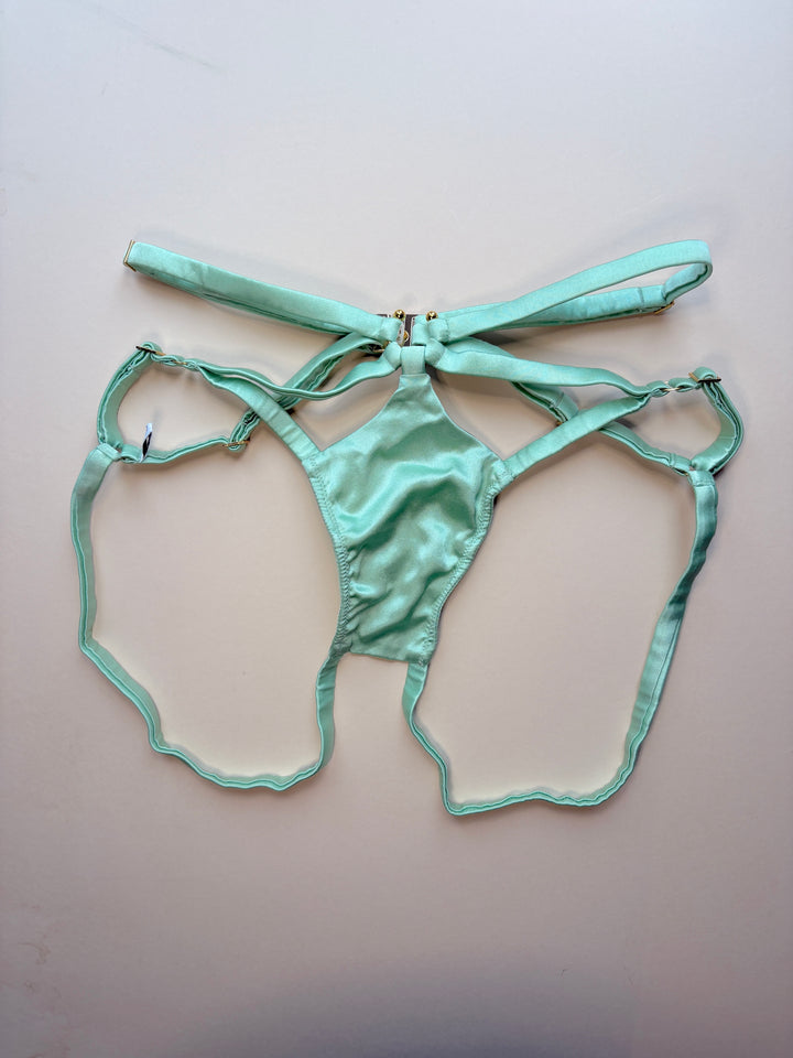 Clea Sage Ouvert Knicker sample - size XS