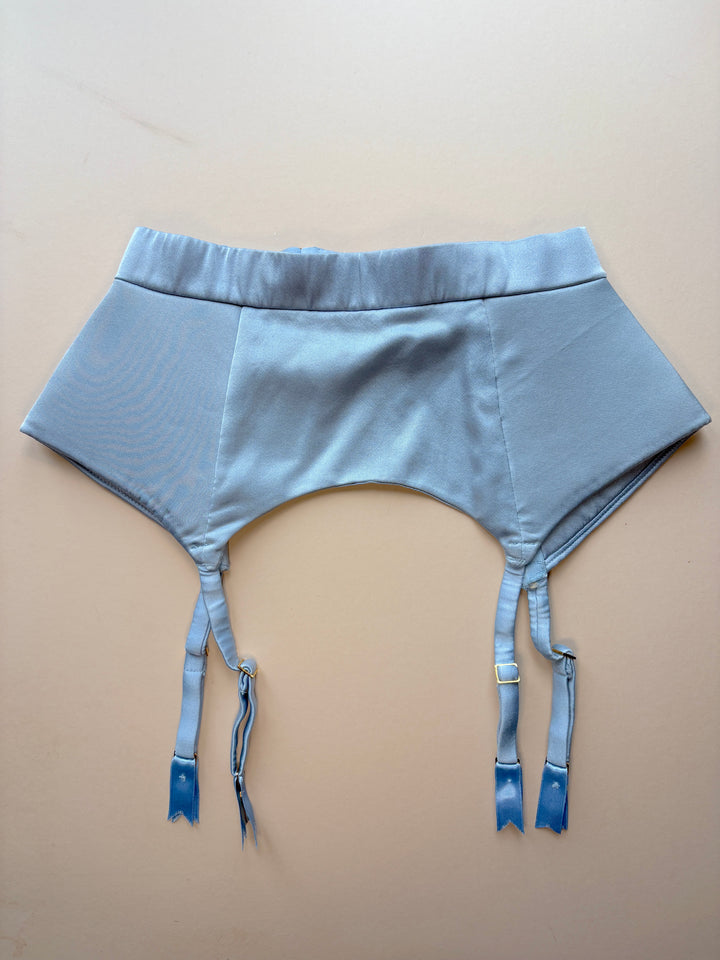 Bella Sky Blue Suspender sample - size 1-2 (XS)