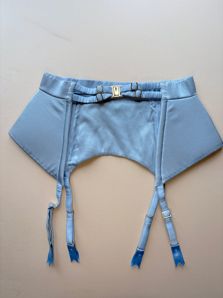 Bella Sky Blue Suspender sample - size 1-2 (XS)