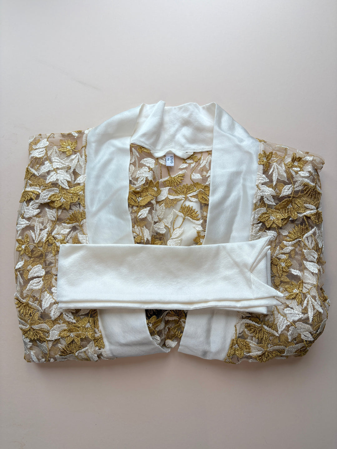 Soraya Ivory Embroidery Robe sample - size OS