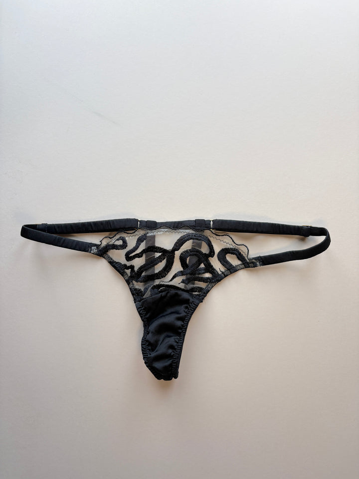 Naga Jet Strap Thong sample - size S