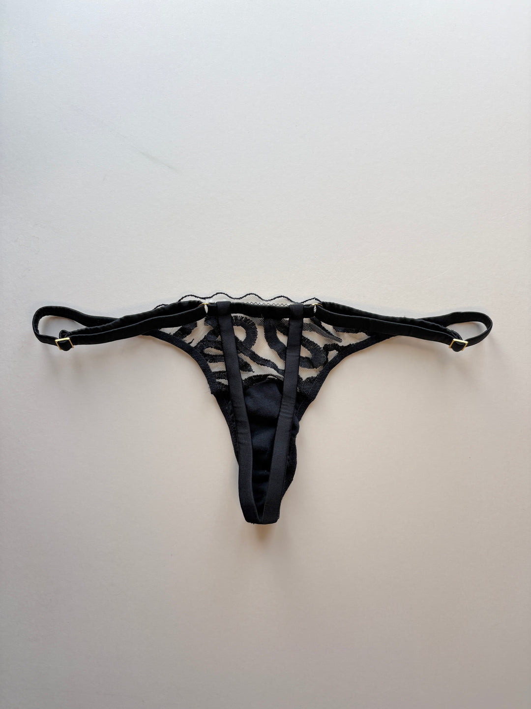 Naga Jet Strap Thong sample - size S
