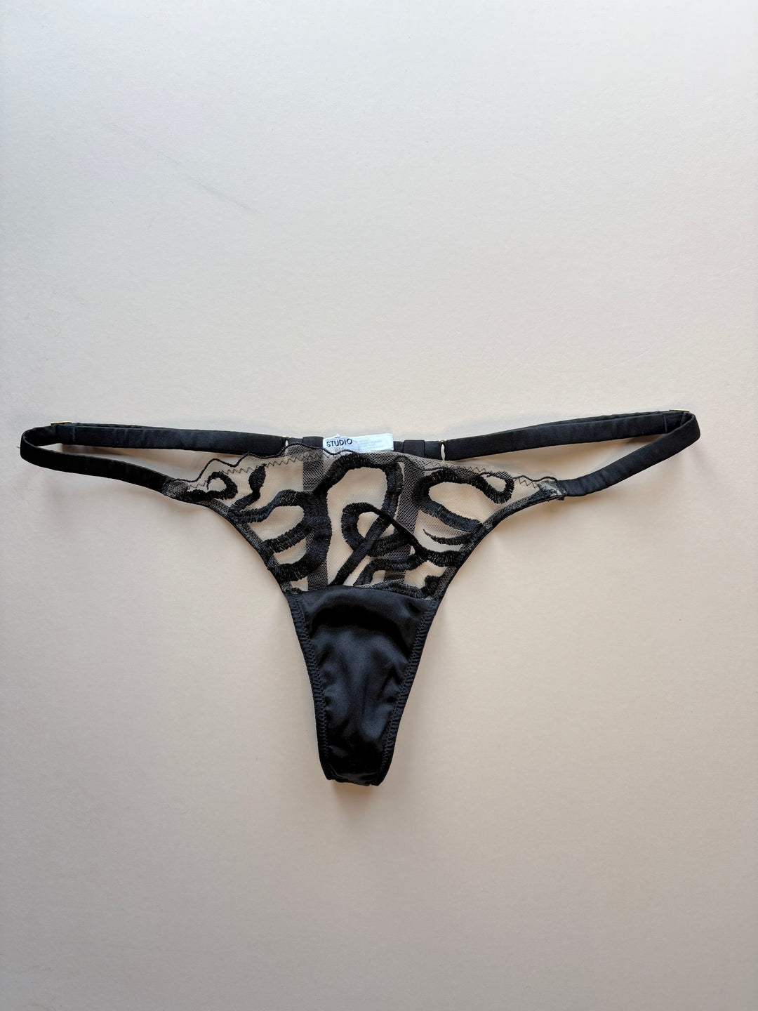 Naga Jet Strap Thong sample - size S