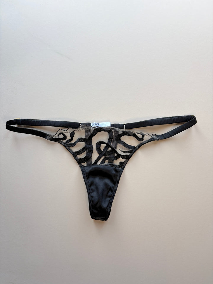 Naga Jet Strap Thong sample - size S