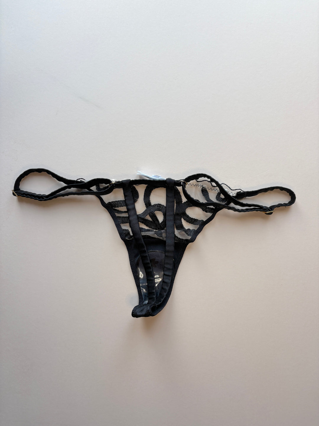 Naga Jet Strap Thong sample - size S