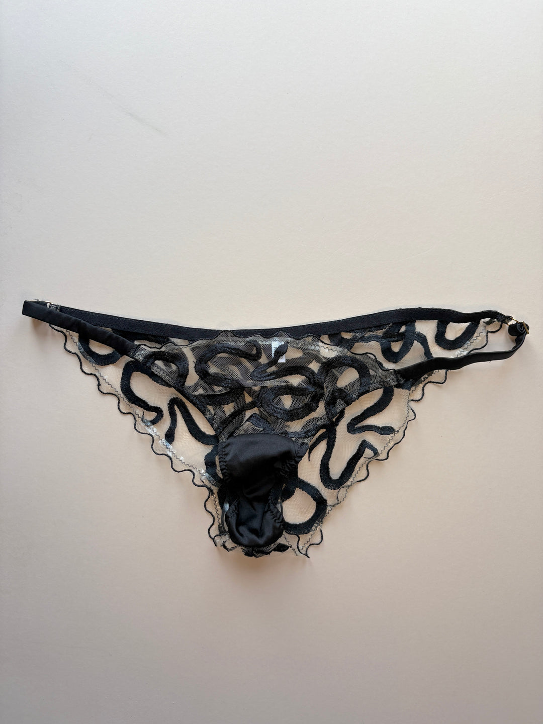 Naga Jet Strap Knicker sample - size 1-2 / XS