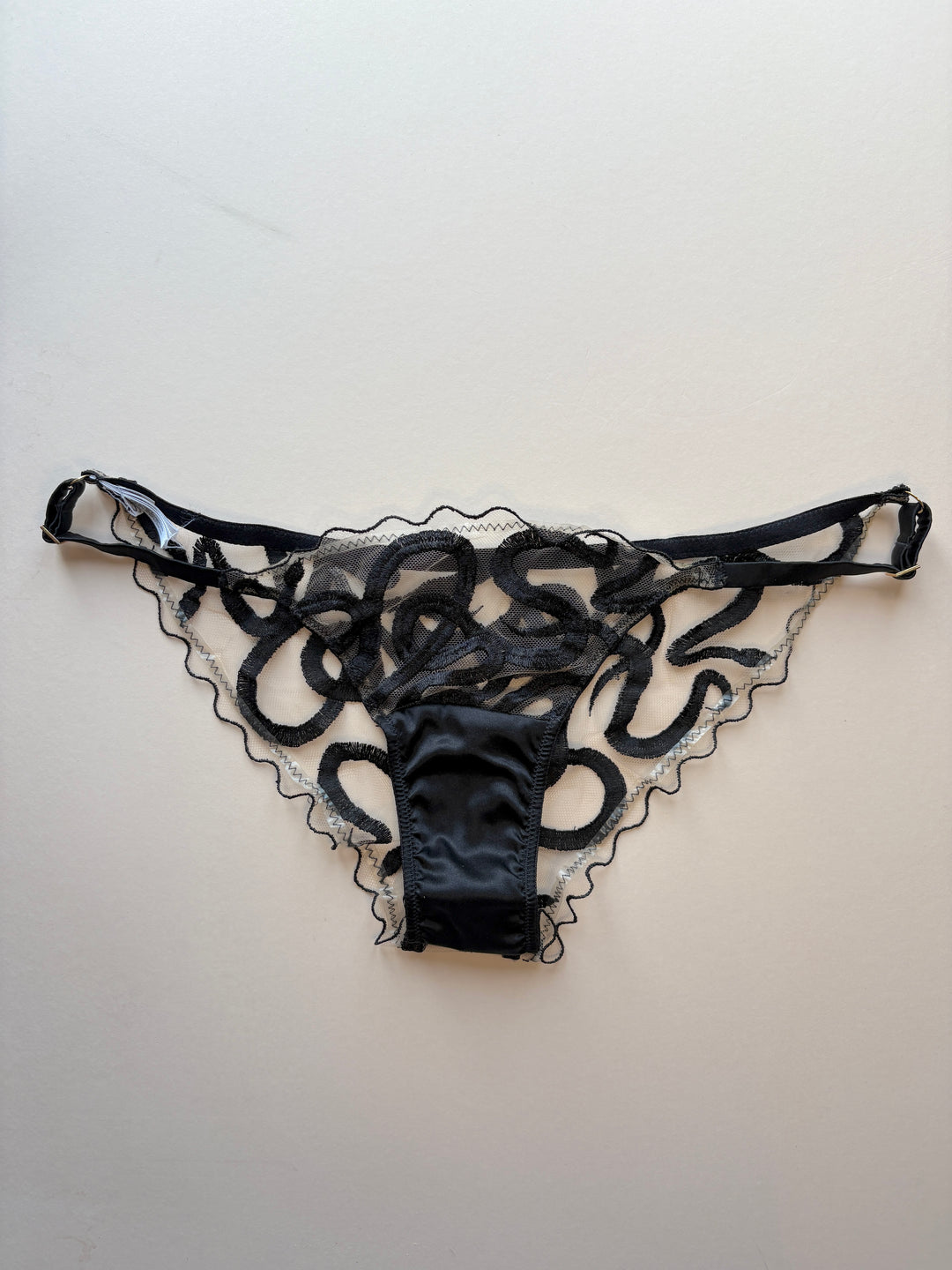 Naga Jet Strap Knicker sample - size 1-2 / XS