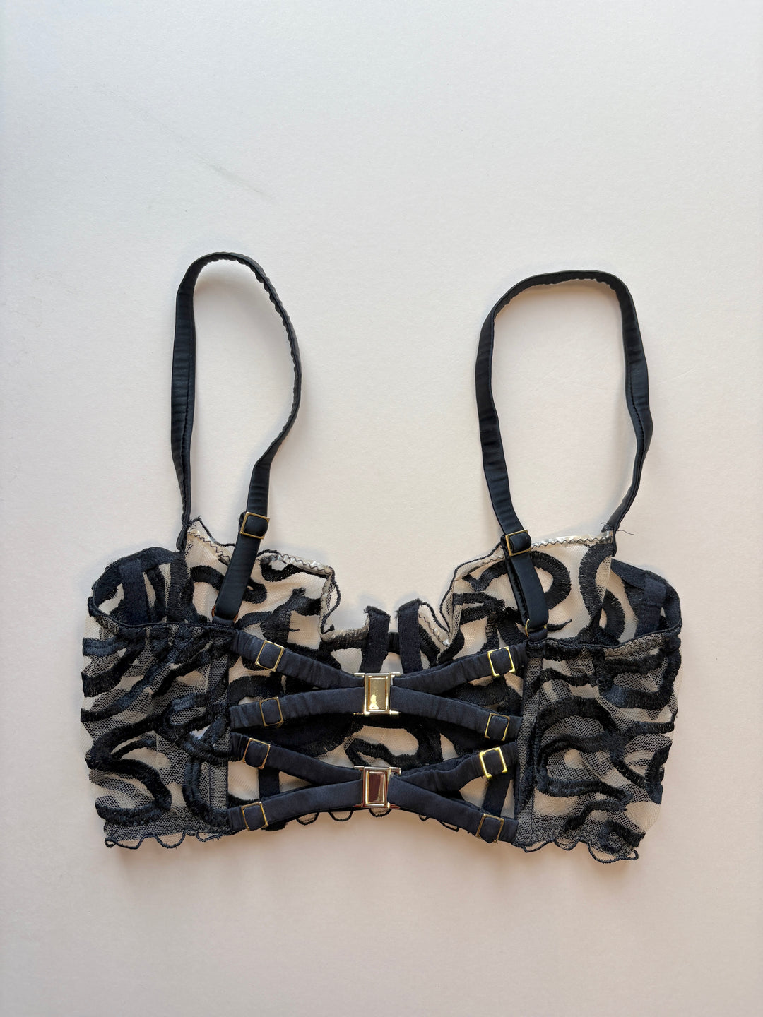 Naga Jet Longline Bra (old style) sample - size 2