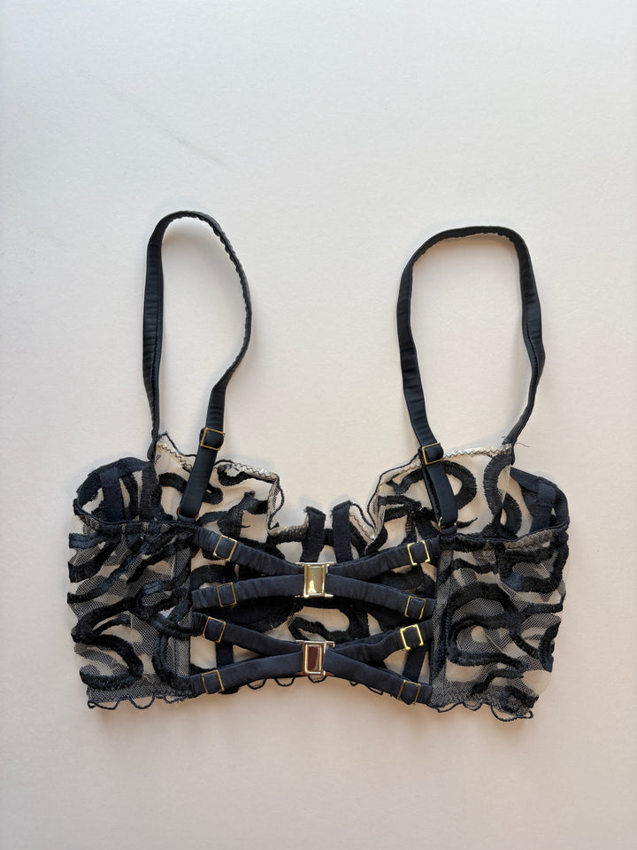 Naga Jet Longline Bra (old style) sample - size 2