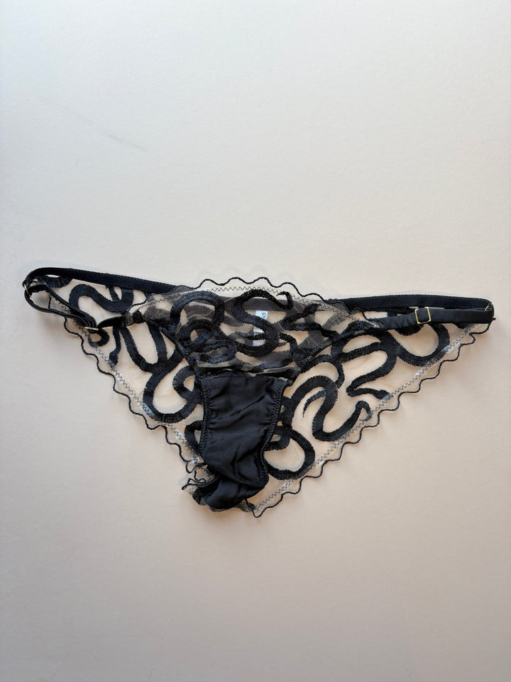 Naga Jet Strap Knicker sample - size M