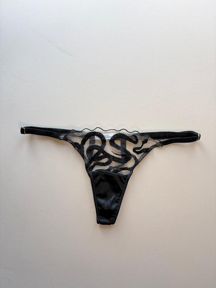 Naga Jet Strap Thong sample - size XS