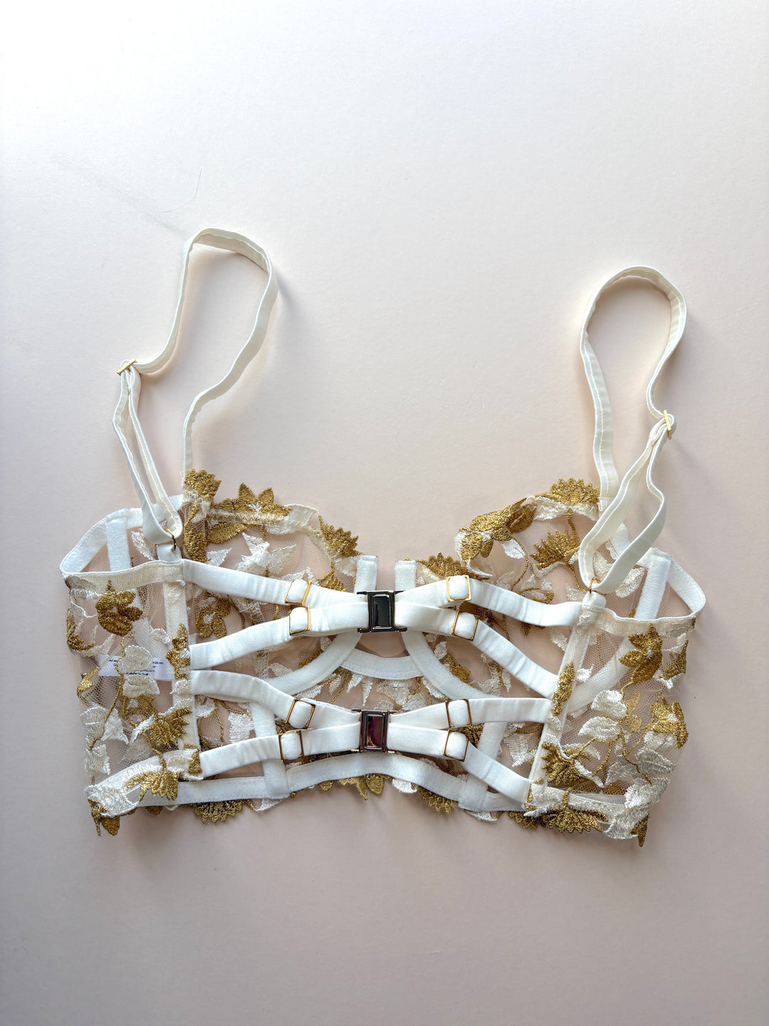 Soraya Ivory Longline Bra (old style) sample - size 2