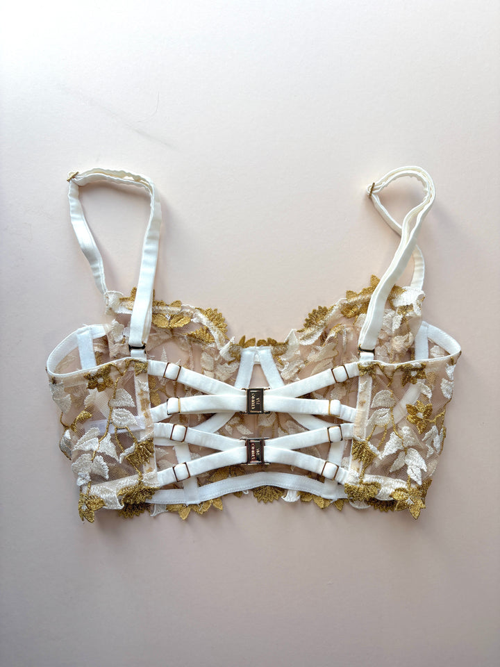 Soraya Ivory Longline Bra sample - size 2