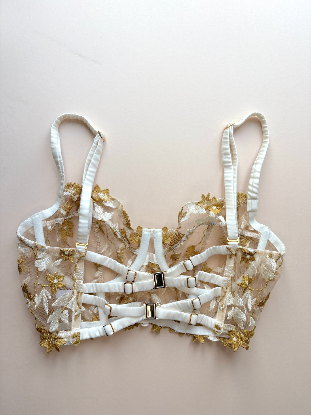 Soraya Ivory Longline Bra sample - size 3
